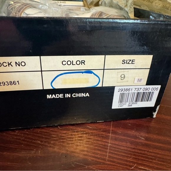 Miss Tina “knowles” reptile print strappy heels sandals New in Box tan brown 9 - Picture 7 of 15